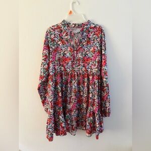 Floral Print Women's Dress